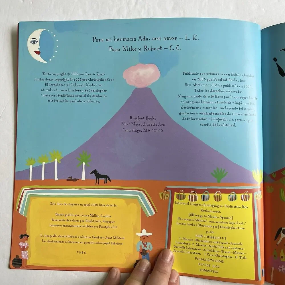 Set of 2 Childrens Books in Spanish Nos Vamos a Mexico and Descubre Barcelona